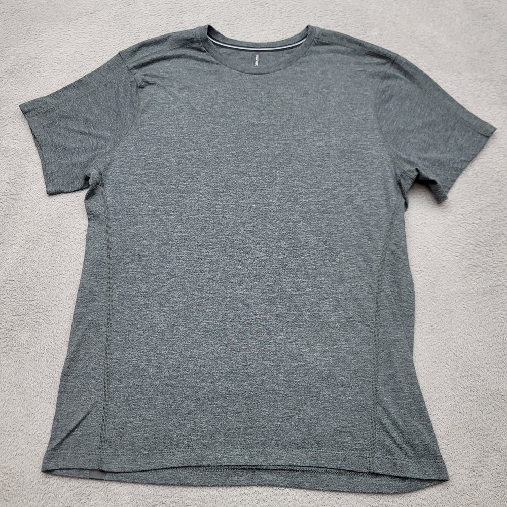 Ten Thousand The Durable Shirt Mens L Gray Short Sleeve Athletic Training Tee